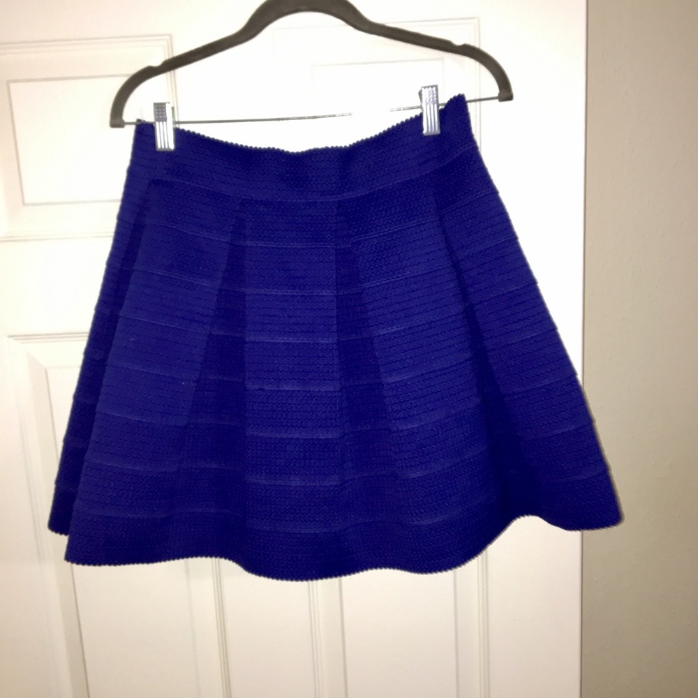 Express Blue Circle Skirt